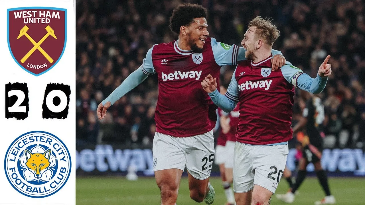 west ham leicester 2-0