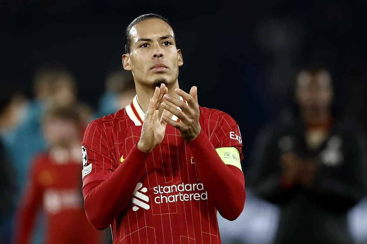 Il difensore centrale del Liverpool, Van Dijk