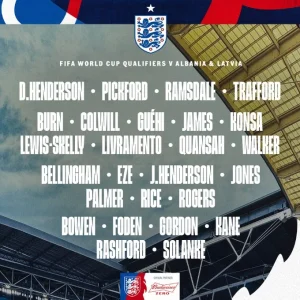 convocati Inghilterra