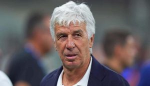 Il tecnico della Roma Gian Piero Gasperini