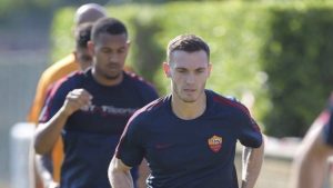 Dei giocatori della Roma