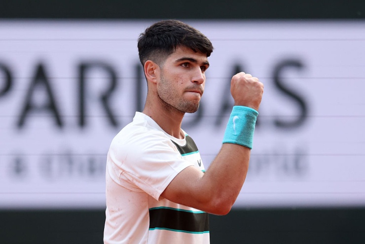 La reazione di Alcaraz contro il giudice di sedia