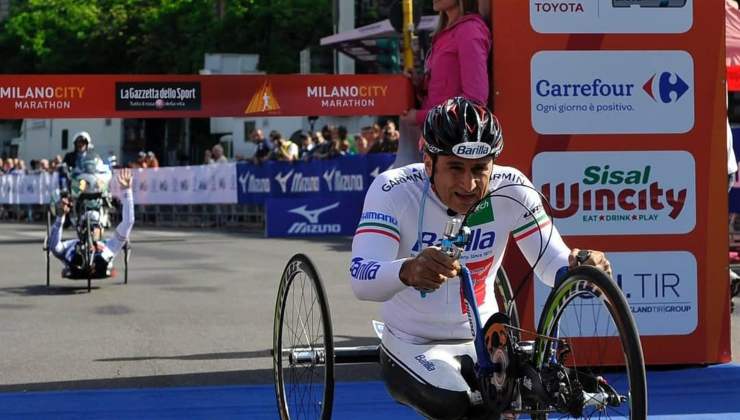 Alex Zanardi in handbike