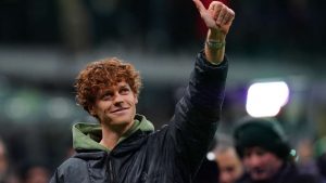 Jannik Sinner allo stadio