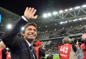 Antonio Conte allo stadio