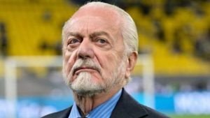 Aurelio De Laurentiis allo stadio