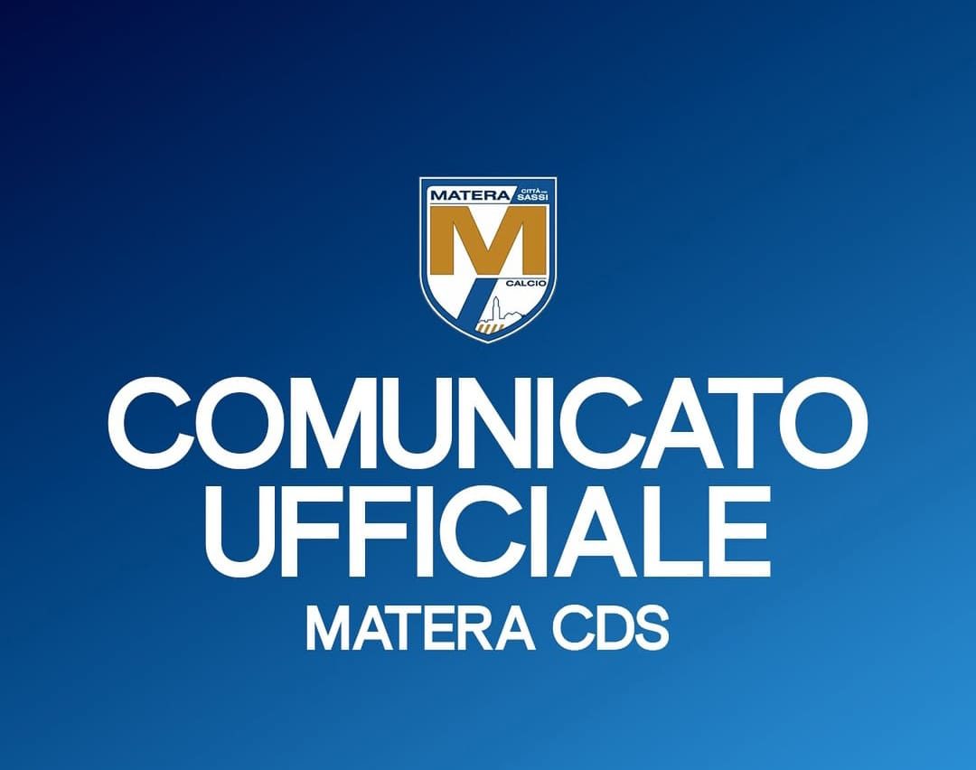 Comunicato Matera CDS