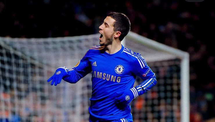 Eden Hazard in campo