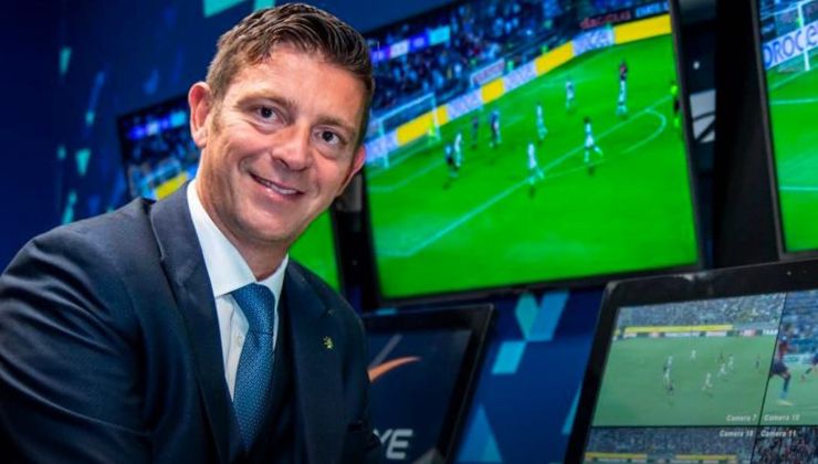 Gianluca Rocchi in sala VAR