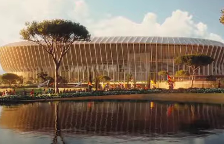 Il progetto dello stadio della Roma