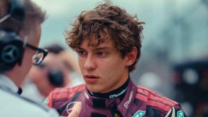 Andrea Kimi Antonelli in pista