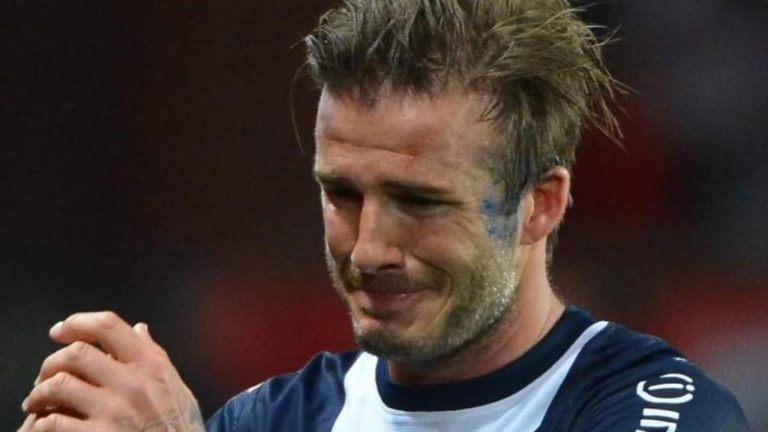 David Beckham in campo