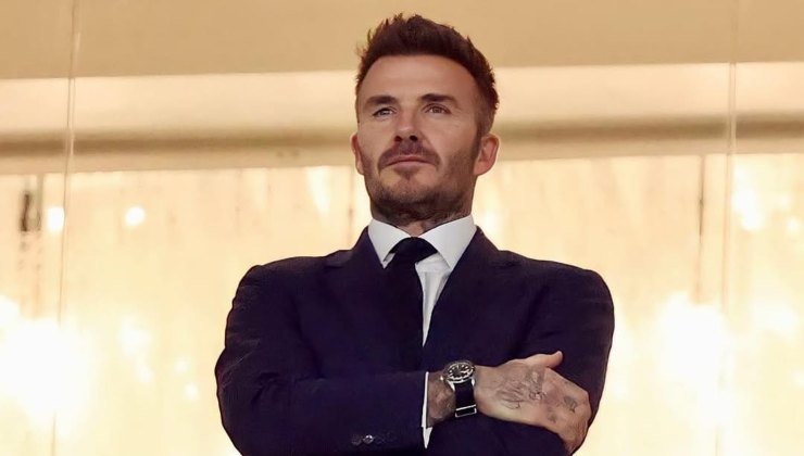 David Beckham allo stadio