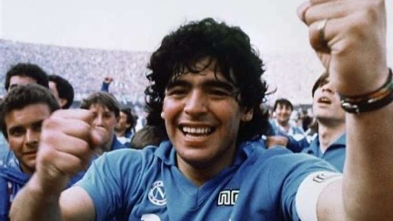 Diego Armando Maradona in campo