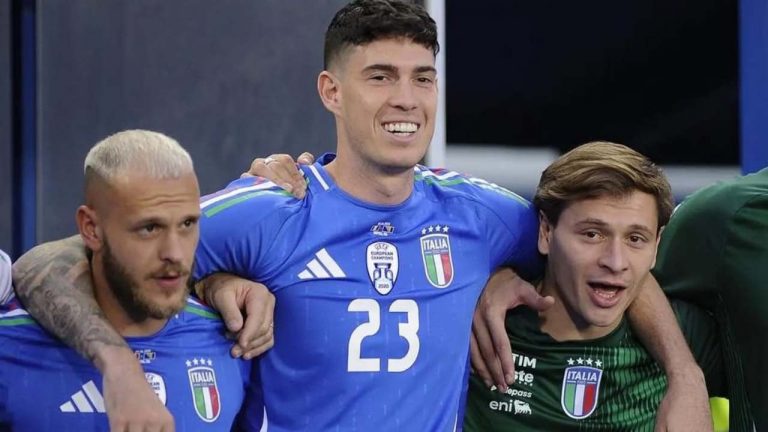 Dimarco, Bastoni e Barella in nazionale