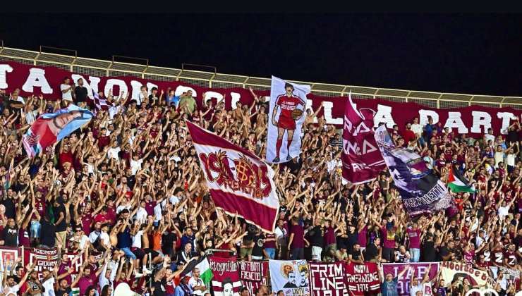 Tifosi Livorno allo stadio